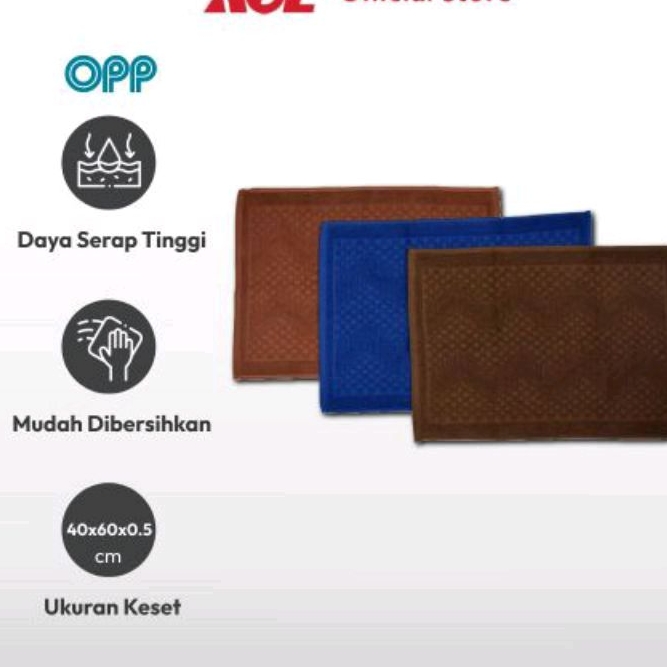 A0030 - Keset Kamar Mandi Opp 40x60cm Set 3pcs