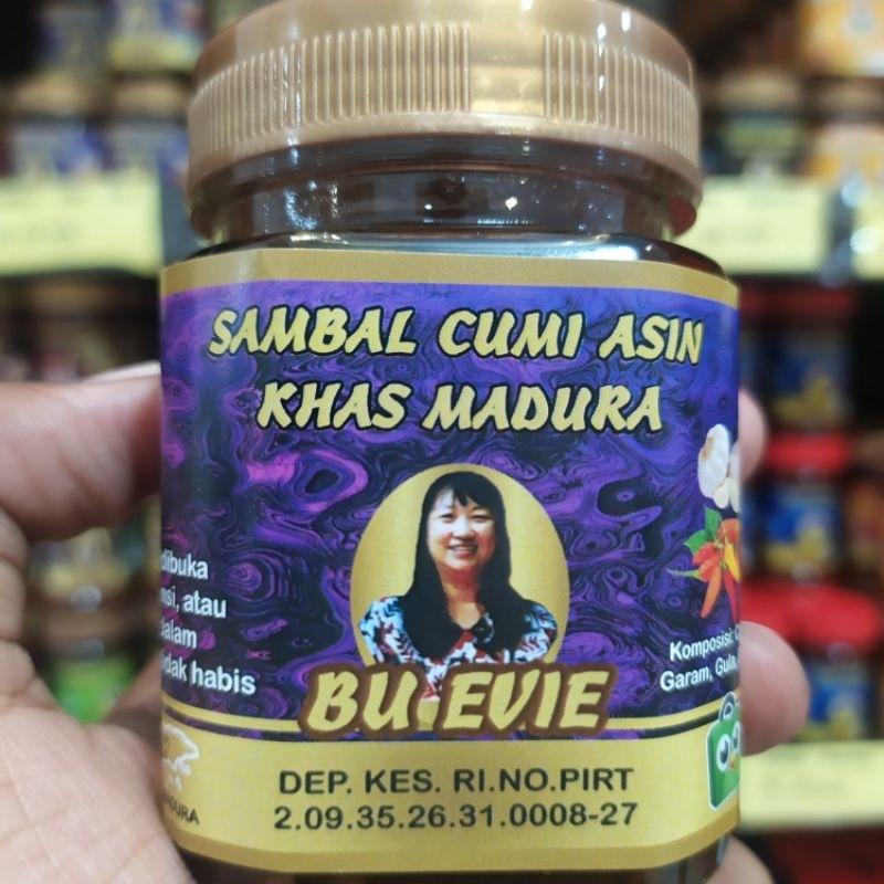 

Sambal Cumi Asin "Bu Evie" 150 gram