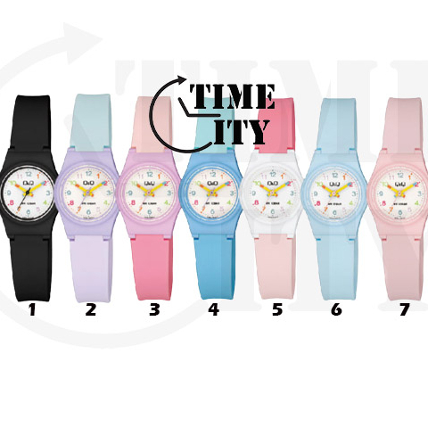 Q&Q QnQ QQ Original Arloji Jam Tangan Lucu Analog - V28 V28A Tahan Air 10 BAR