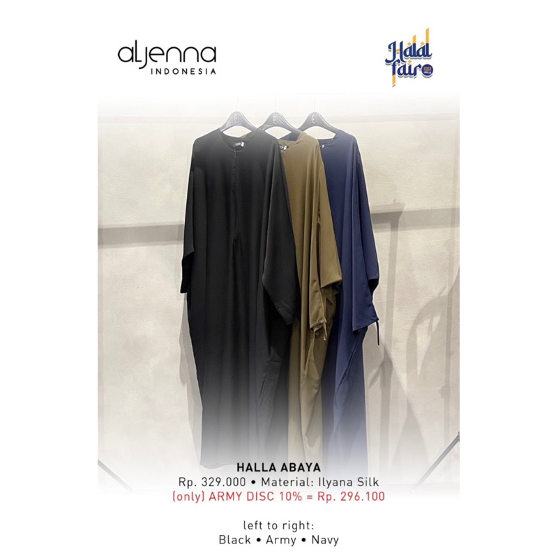 NWT HALLA ABAYA ALJENNA