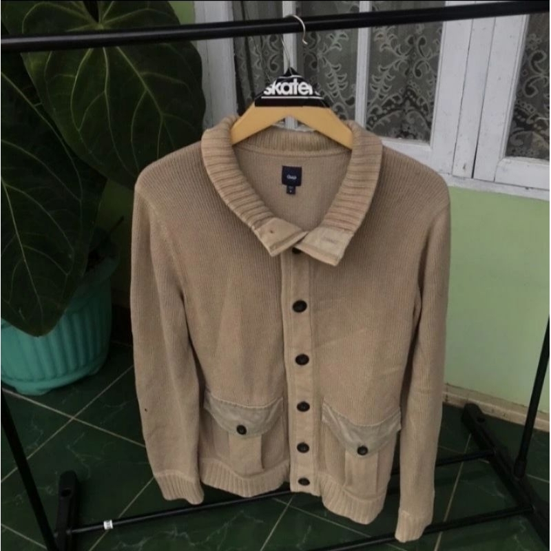 GAP Original Jacket Outer Knitt Preloved Sweater Rajut Second