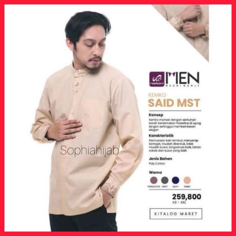 Kemeja Koko Rabbani KEMKO SAID (Lengan Panjang)