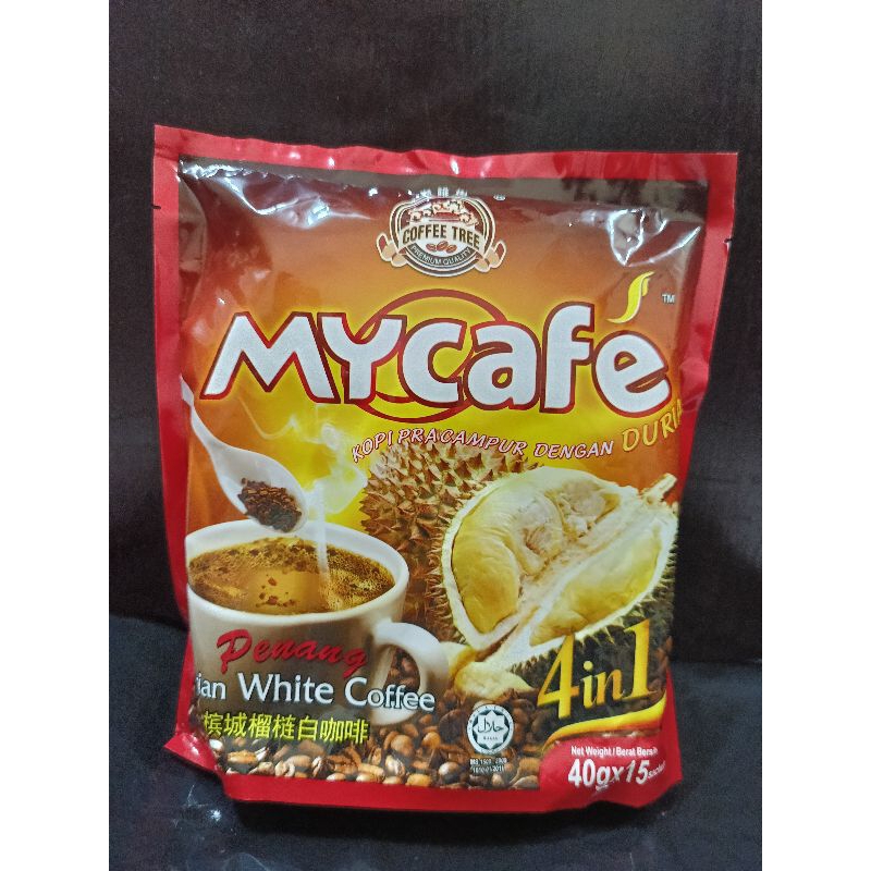 

MY CAFE PENANG DURIAN WHITE COFFEE 4 IN 1