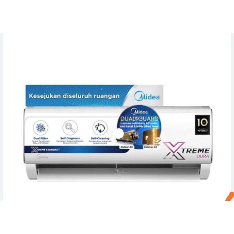 AC MIDEA MSAF 07CRN 3/4PK  STANDAR AC MIDEA MSAF 07CRN HARGA UNIT ONLY -PASANG