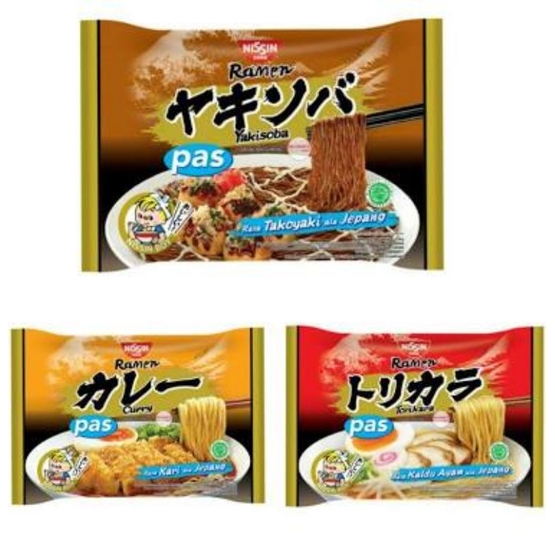 

Mie Nissin Ramen 2Rasa//Kemasan 1 Saset