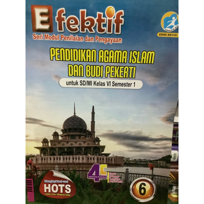 LKS EFEKTIF PENDIDIKAN AGAMA ISLAM DAN BUDI PEKERTI SD KELAS 6 SEMESTER 1 K13 EDISI REVISI