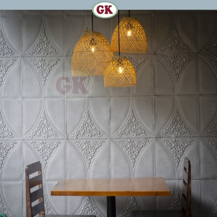 Lampu gantung meja makan cafe resto rotan kombinasi rf98