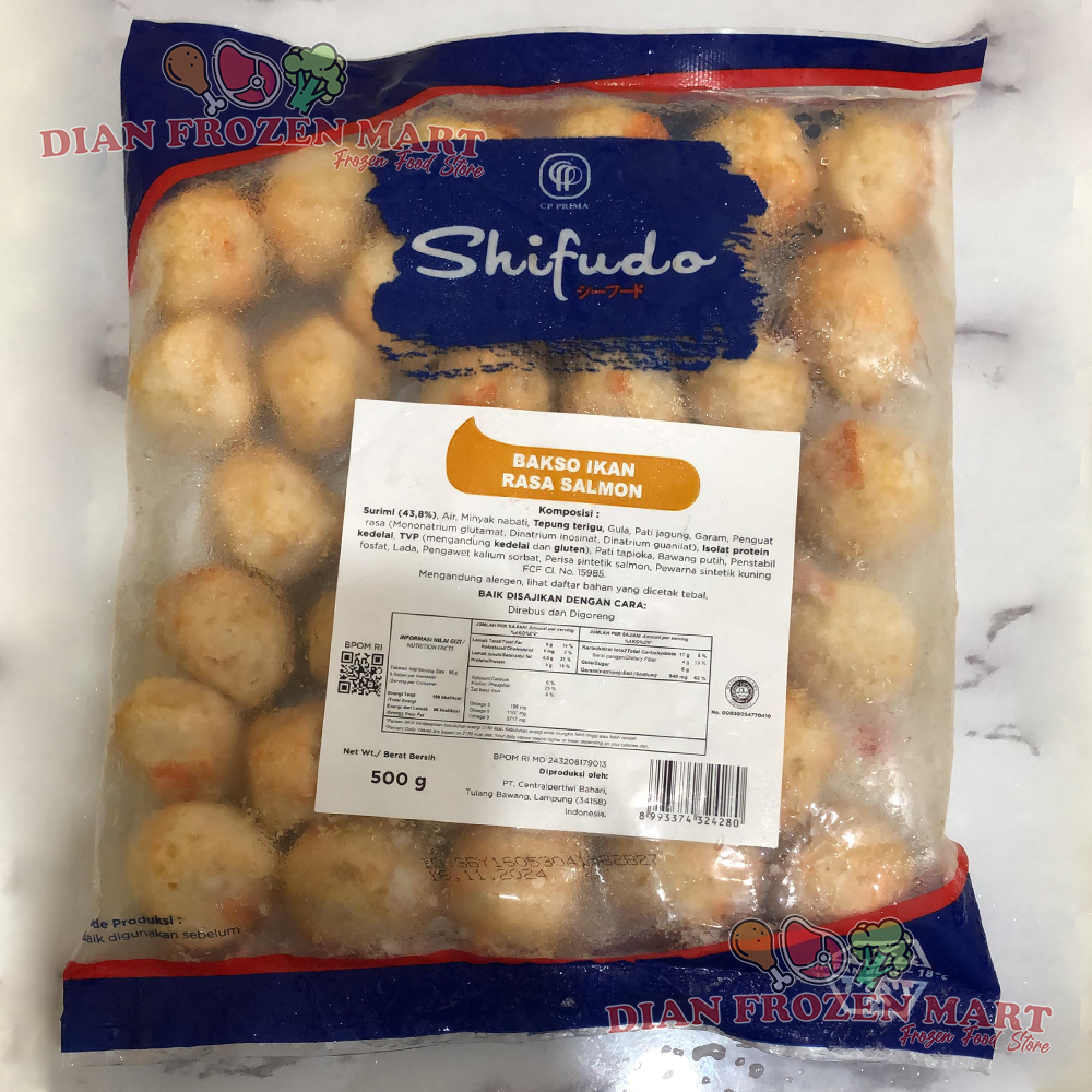 

Shifudo bakso ikan salmon 500 Gr