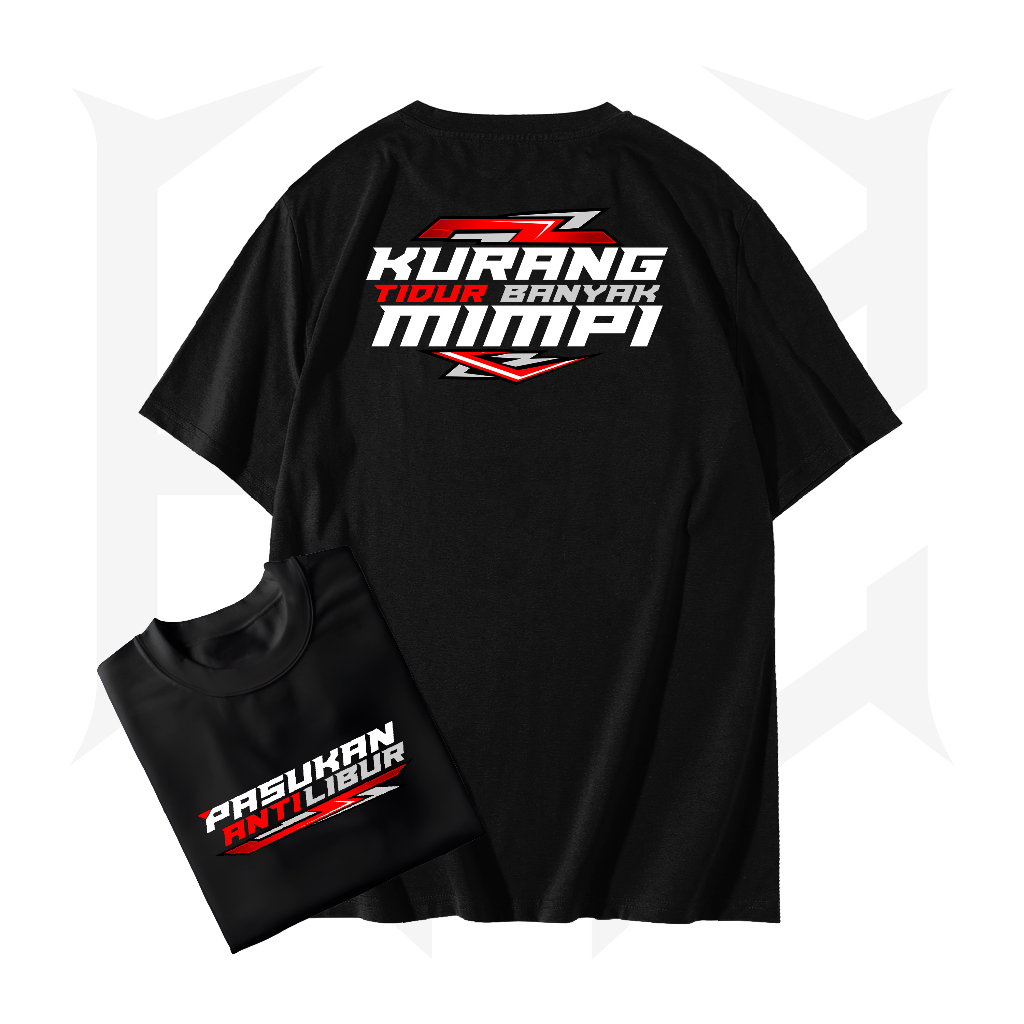 Kaos Pasukan Anti Libur - Baju Pria Distro - Kain Tebal Nyaman
