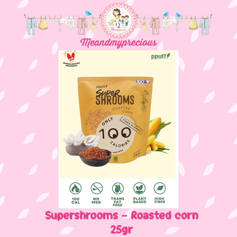 

MMP - Supershrooms super shrooms 25 gram Jagung Bakar vegan snack sehat