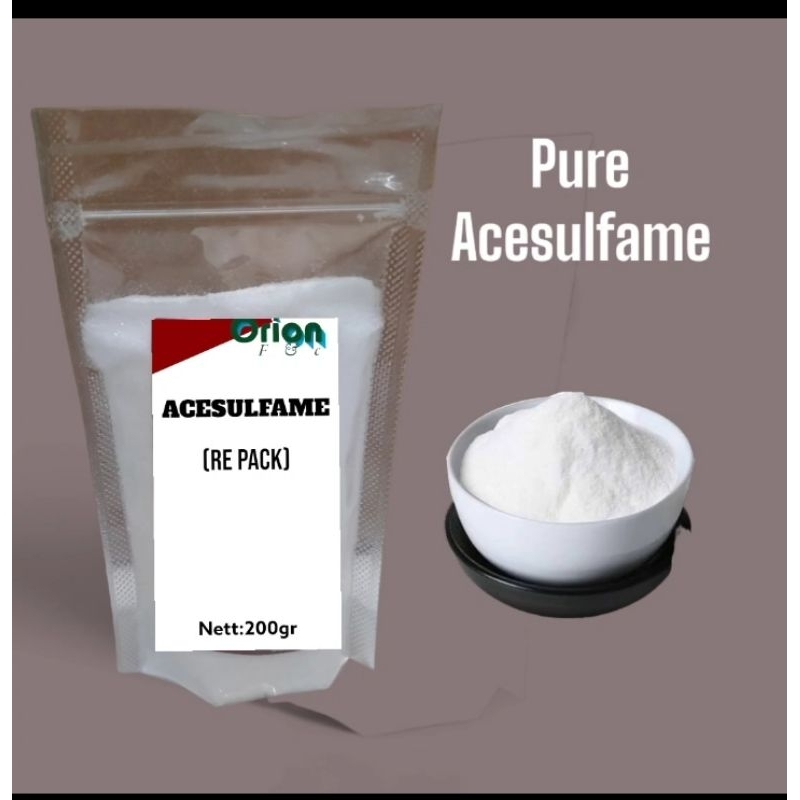 

Acessulfam 200gram,,Pemanis Acesulfame 200gram