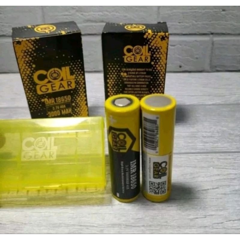 Baterai GEAR kuning IMR-18650 original 3000mah