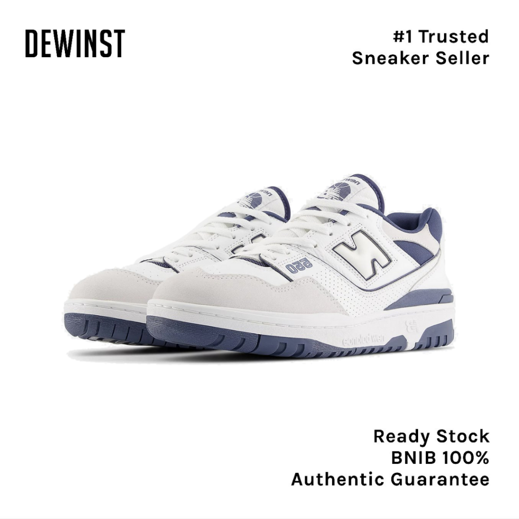 New Balance 550 White Dusty Blue