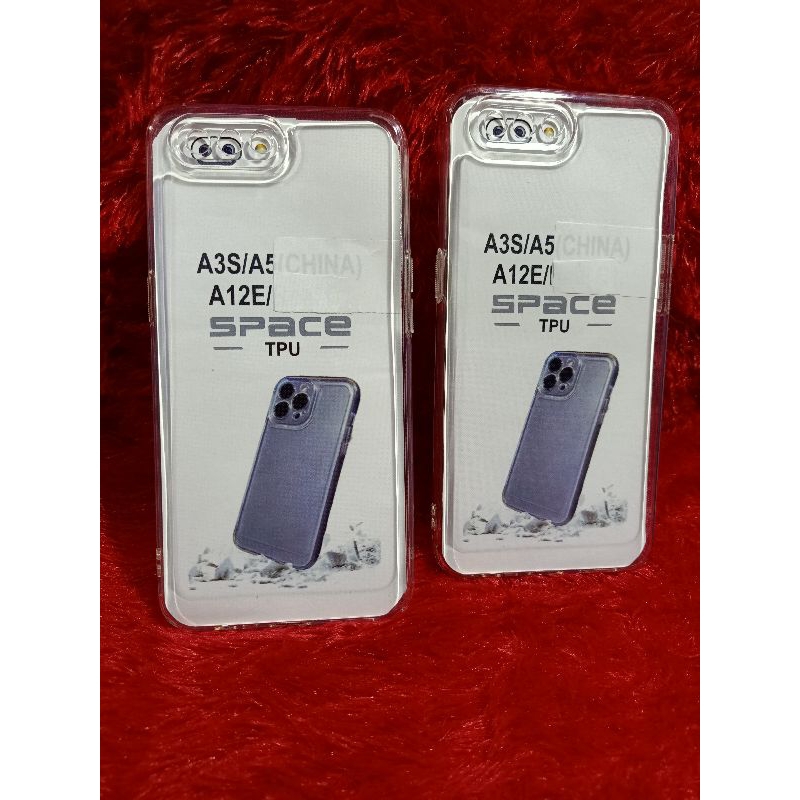 Softcase Oppo A3S A12E Silikon Casing Case Bening Transparan Pelindung Camera
