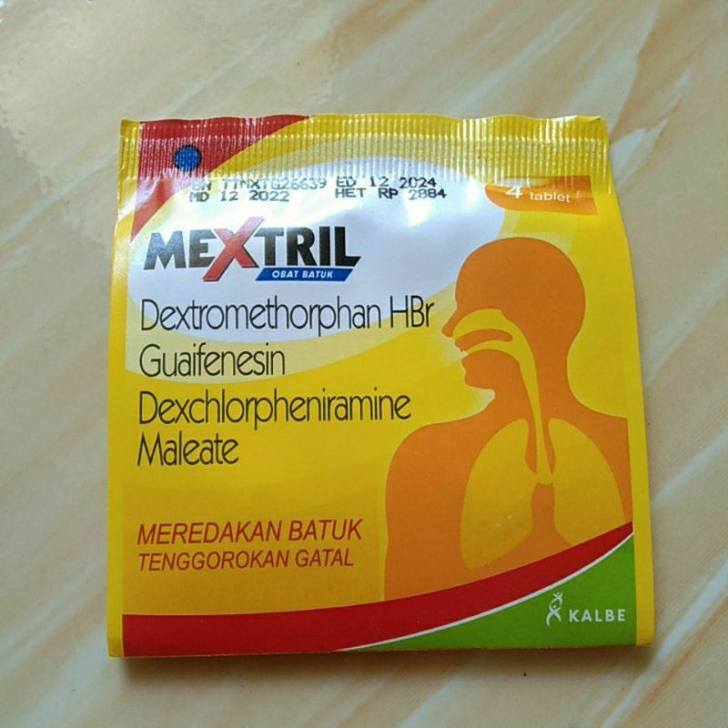 Obat Batuk Mextril Tablet