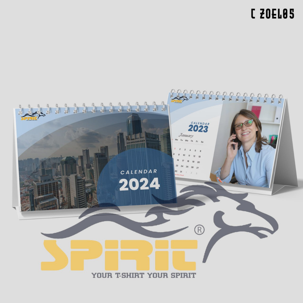 

Kalender Meja Ruangan Kantor Tahun 2024 / Kalender Duduk Tahun 2024 Hiasan Meja Kantor