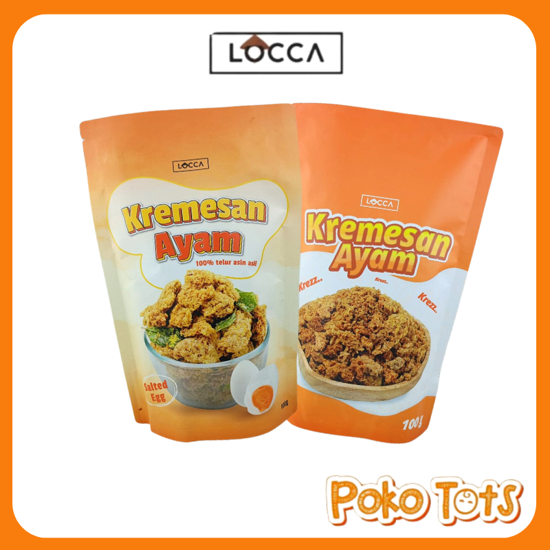 

Locca Kremesan Ayam 100gr Taburan Kremesan Ayam Snack Sehat Locca