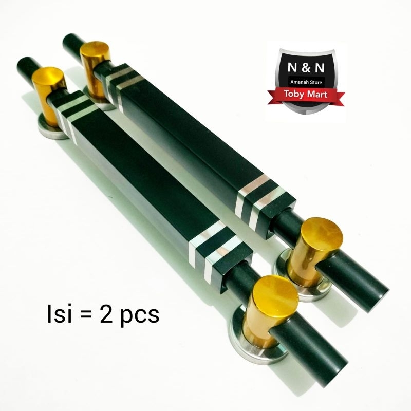 Gagang pintu rumah Stainless Anti karat Model Baru MEWAH - Handle pintu rumah Black gold