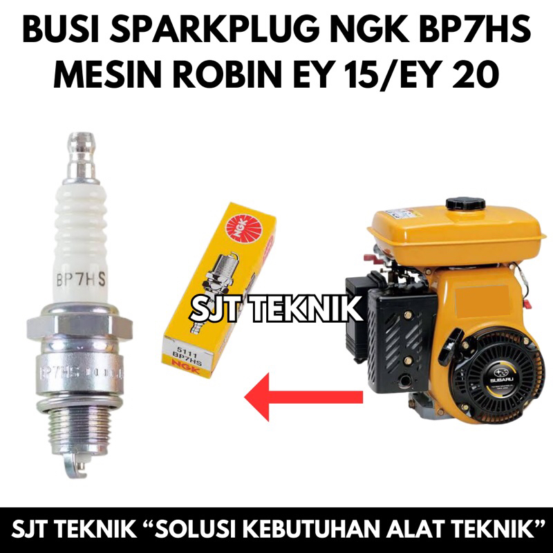 Busi mesin robin penggerak bensin engine robin busi ngk bp7hs mesin robin spark plug mesin penggerak