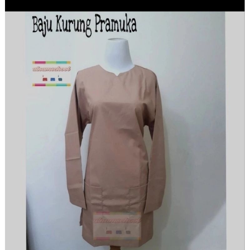 Baju Kurung Tunik Muslim Pramuka Seragam Sekolah