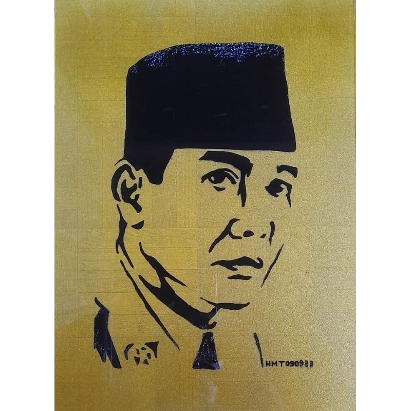 Lukisan Kaca Ir.Soekarno