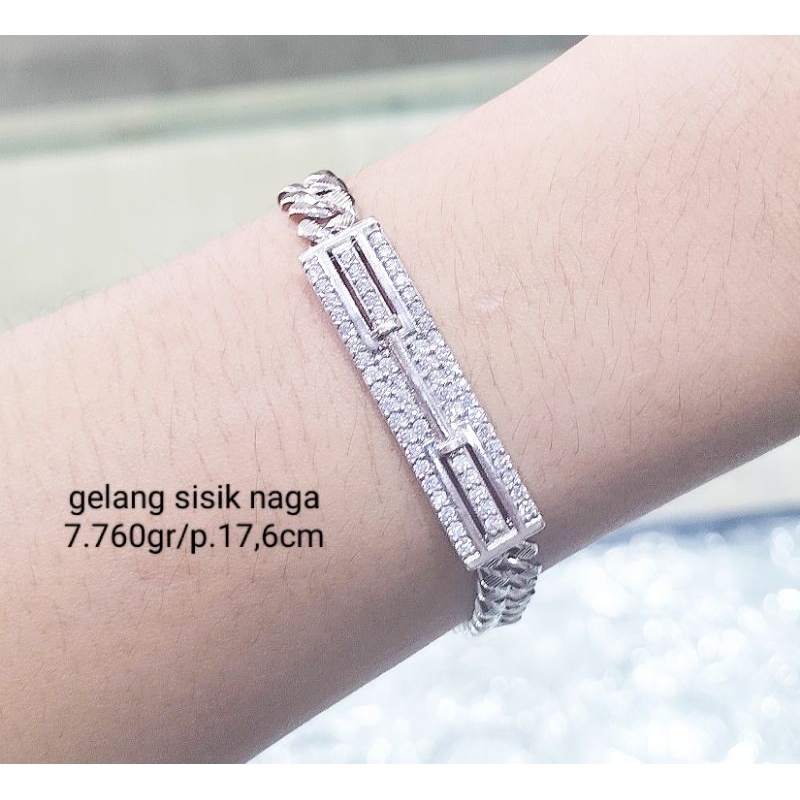 gelang sisik naga perak925