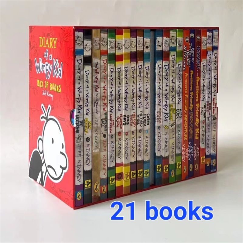 Diary of a Wimpy Kid box set / wimpy kid 21 book set