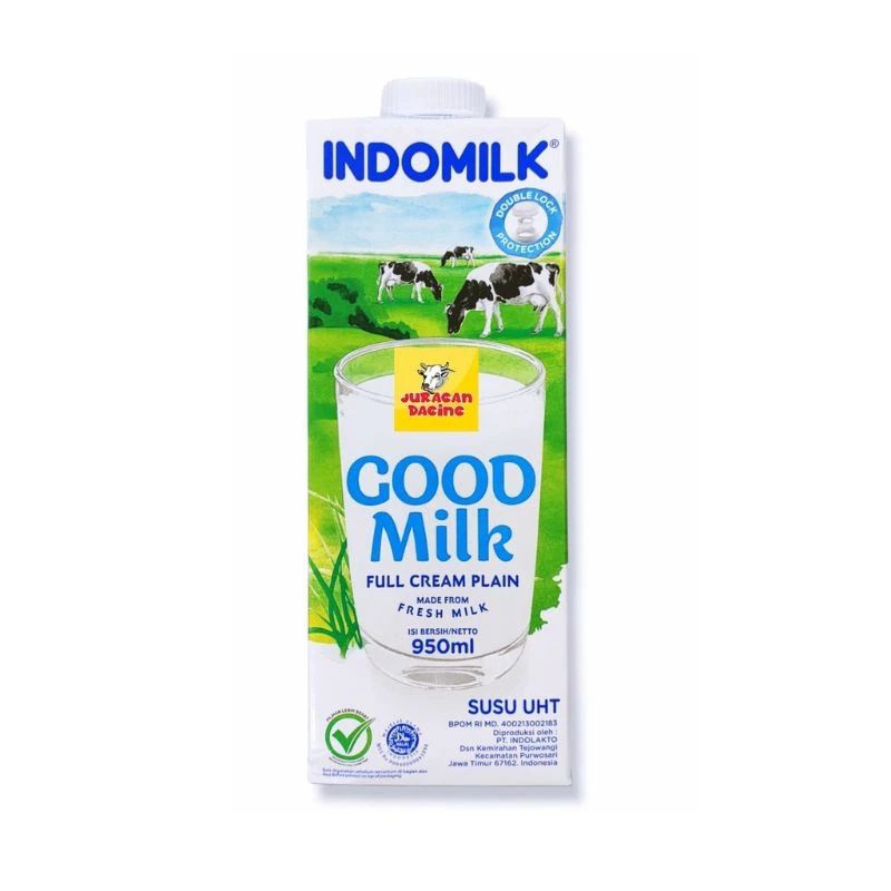 

Susu Indomilk UHT Full Cream Kemasan 950 ml