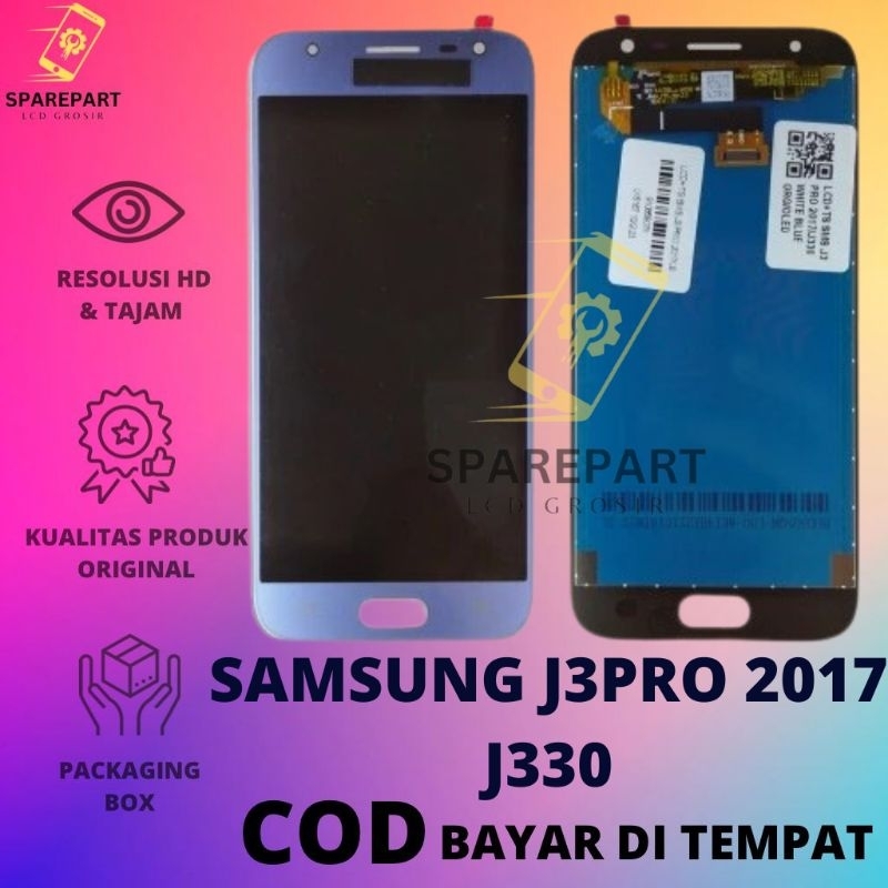 LCD FULLSET SAMSUNG J330/J3PRO (2017) INCELL/OLED 2 TOUCHSCREEN LCD