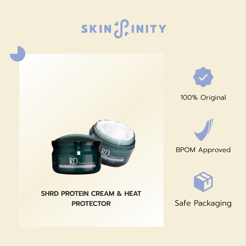 SHRD Protein Cream | Vitamin Rambut & Heat Protector | Perawatan Rambut Ngembang Kering Kusut Rontok