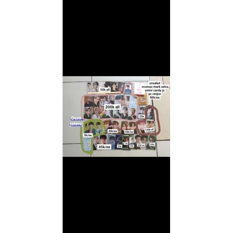 PC jm digipack glimo ar selca jm ac jm pink Christmas pink xmas Dicon nct 127 Taeyong Jaehyun TC San