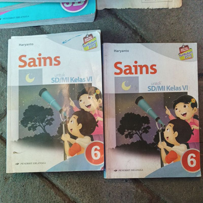 buku sains kelas 6 Erlangga