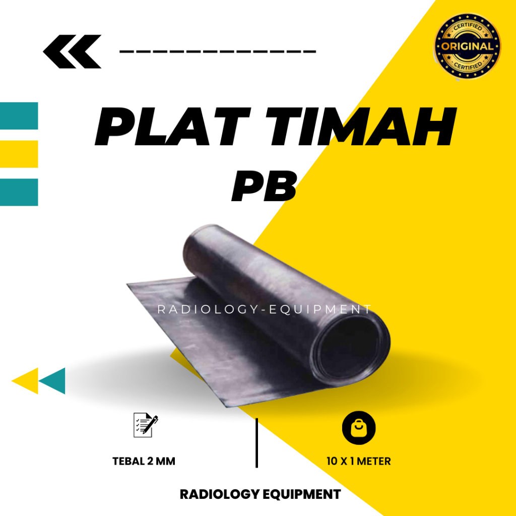 PLAT TIMAH HITAM 2 MM 10 X 1 METER
