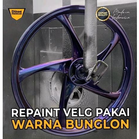 Pilok Bunglon Blue DB 303 Diton Premium Paket 4klg Cat Semprot Sepeda Motor