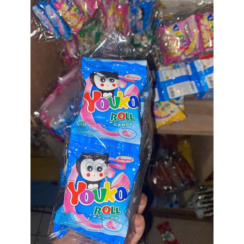 

youko permen yupi digulung dapat 2 renceng