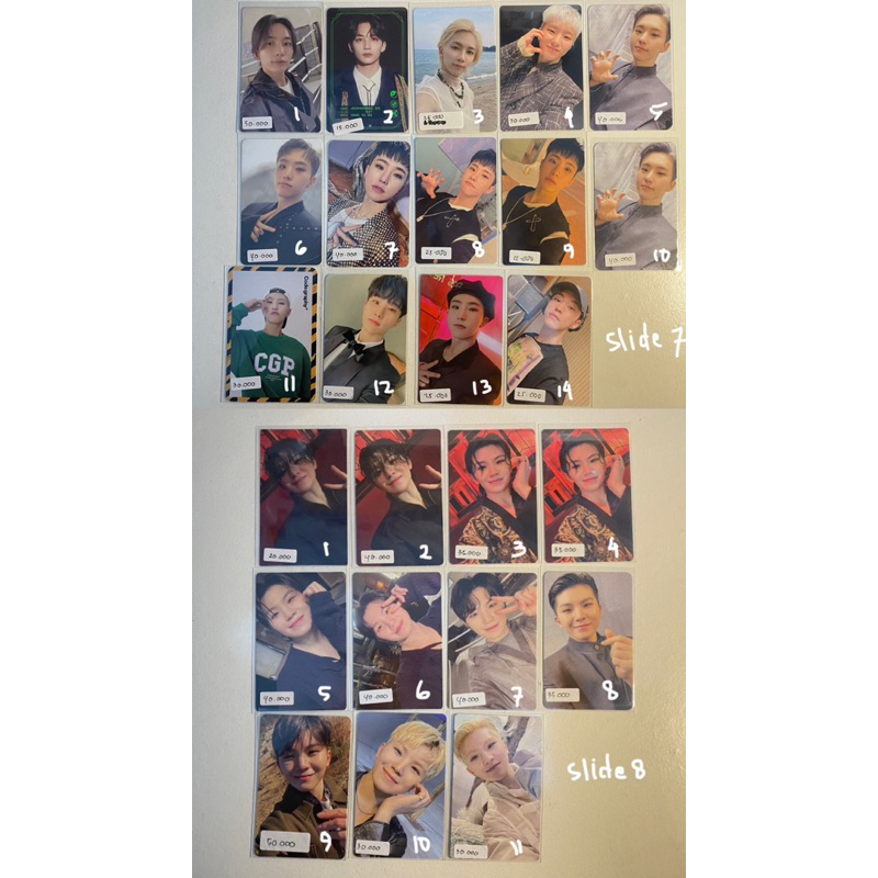 ⚠️WAJIB CO PACKING ⚠️ READY STOCK PC PHOTOCARD OFFICIAL SEVENTEEN CARAT VER ATACCA FML HENGGARAE  SE