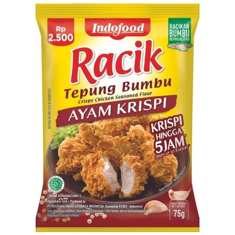 

Racik tepung bumbu ayam krispi 210gr