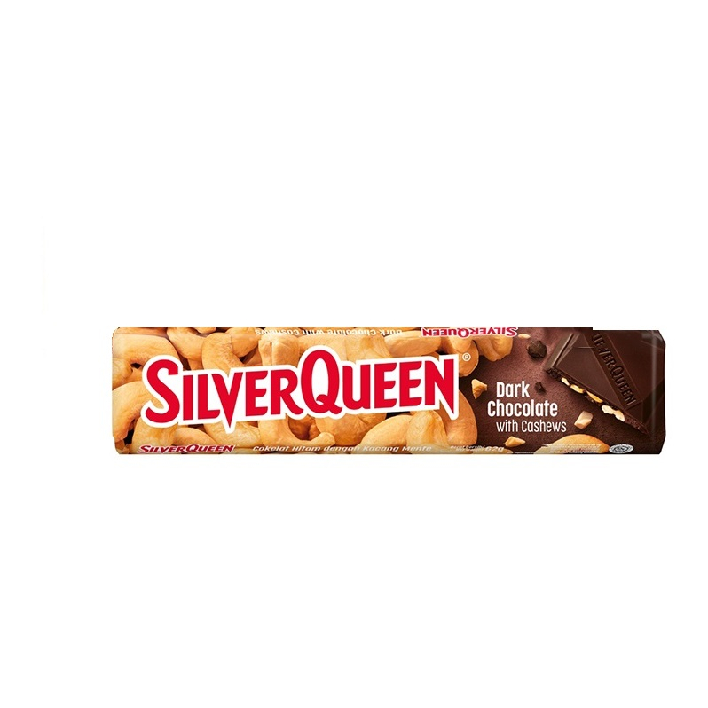 

Silverqueen Coklat Dark Cashew 55Gr