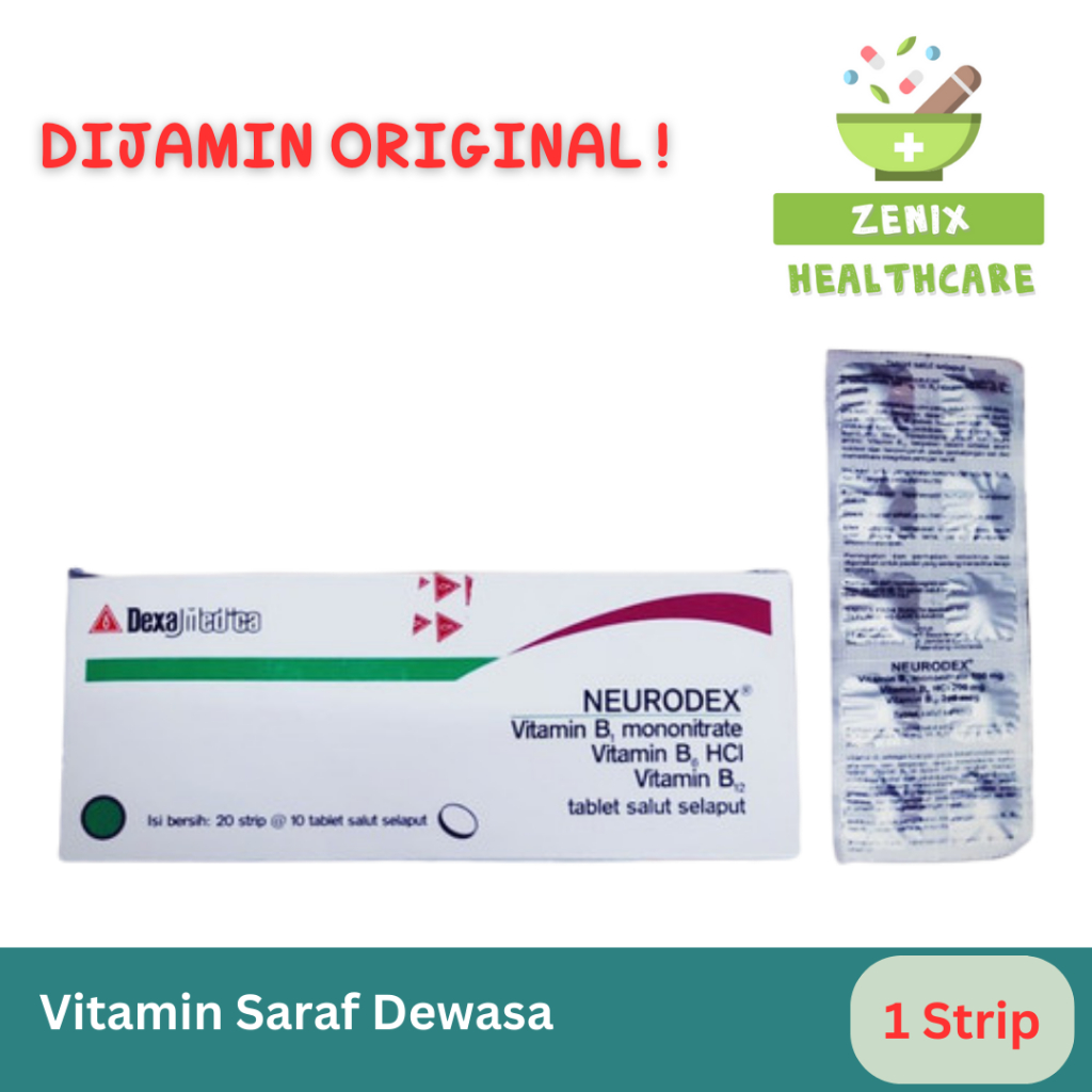 Neurodex Vitamin Saraf 1 Strip