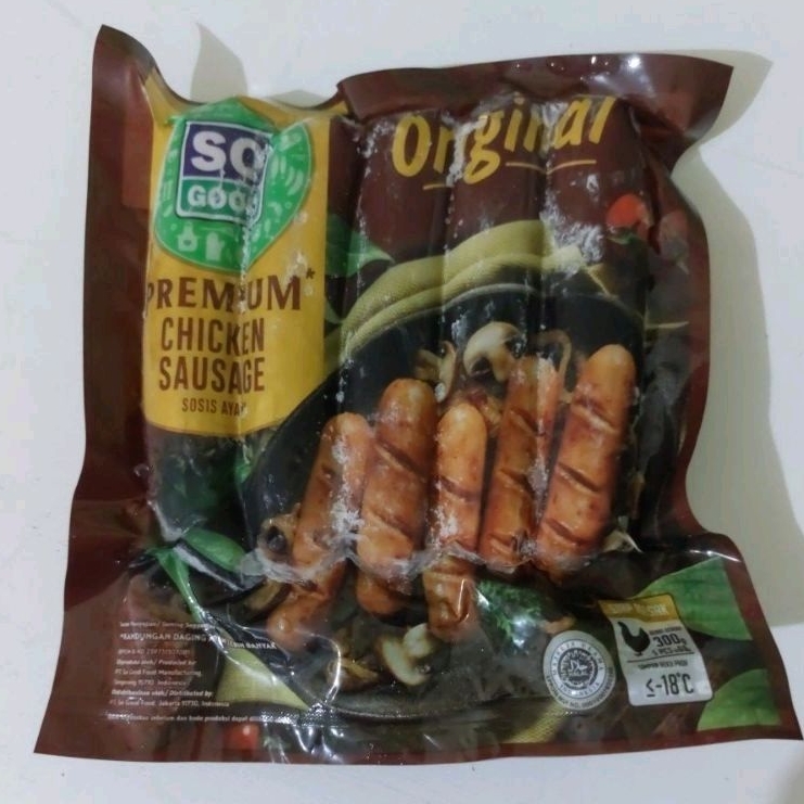 

So Good Chicken Sosis Premium 300gr isi 5