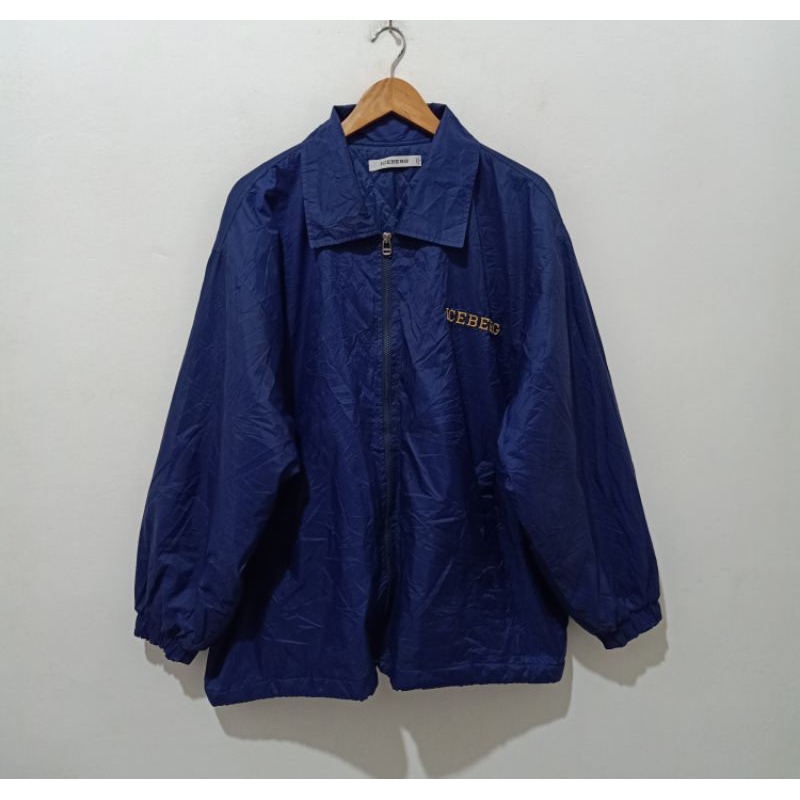 ICEBERG Mickey Mouse Windbreaker Jaket Made in Italy