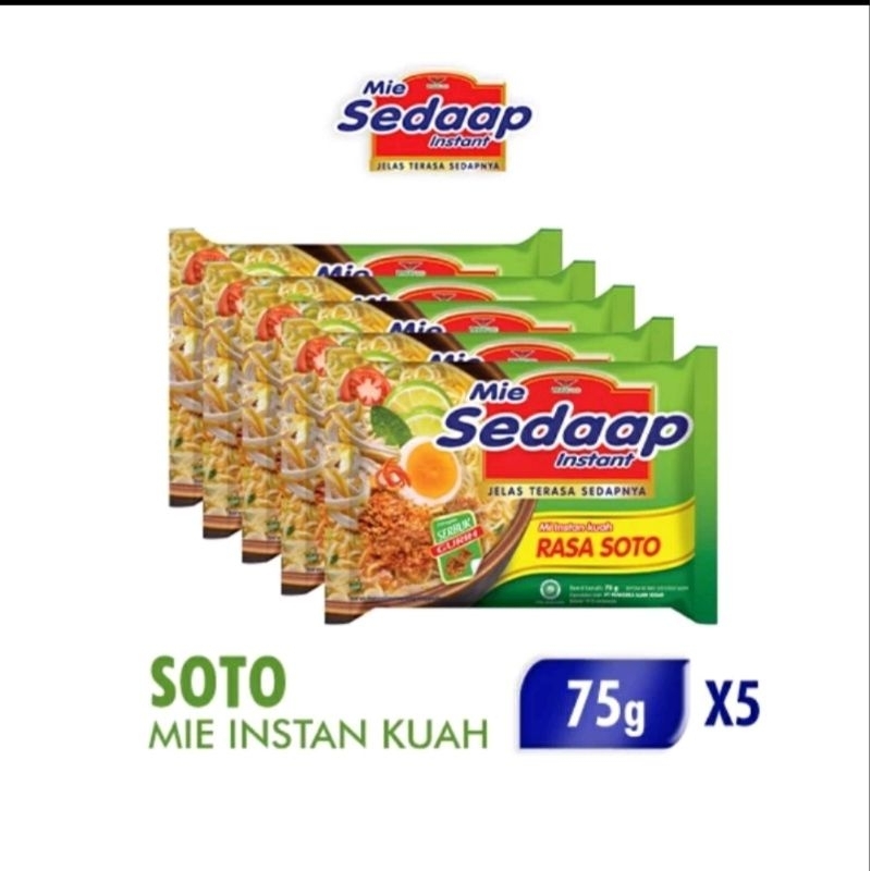 

sedaap soto isi 5 pcs