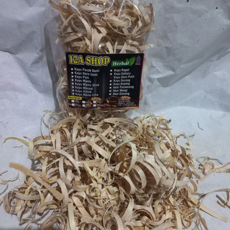 

Kayu Doro Putih Serut Kering 200gr