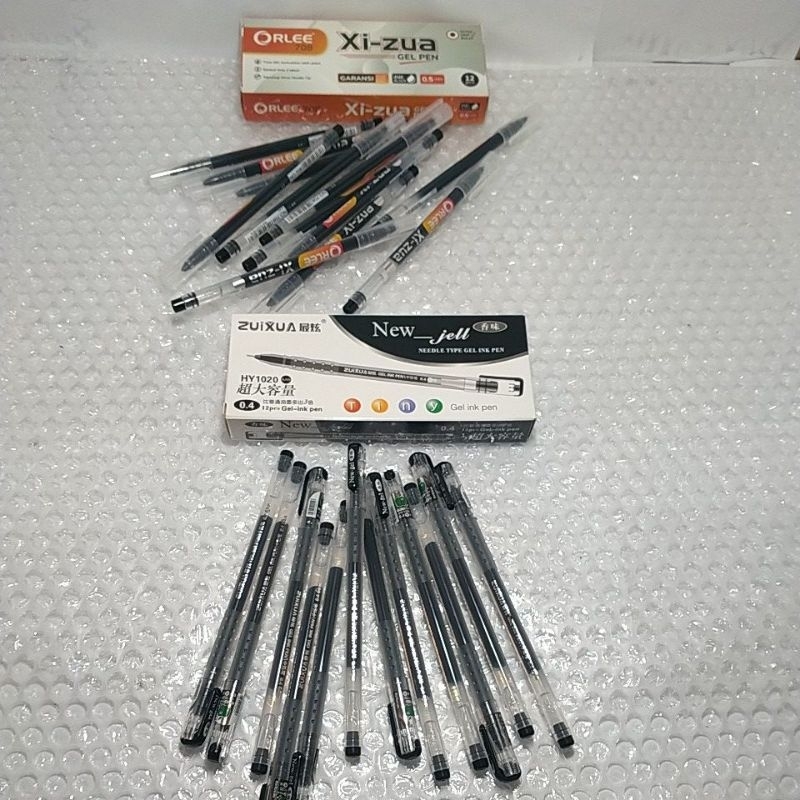

Bolpen pulpen gel ink ZUIXUA( 1pack 12pcs)