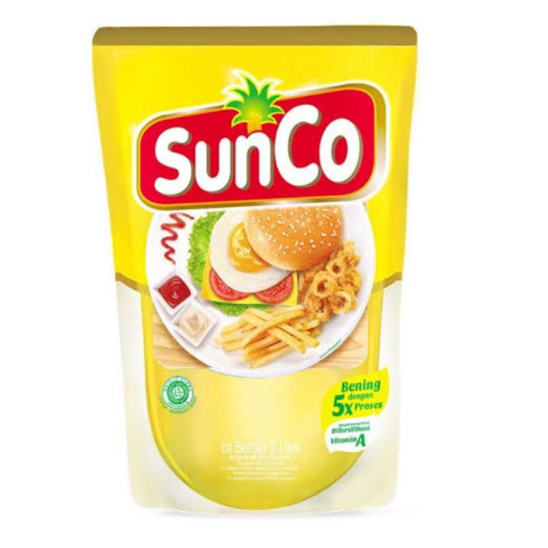 minyak 2L / gula 2kg.. sunco, m.kita , filma, sovia,