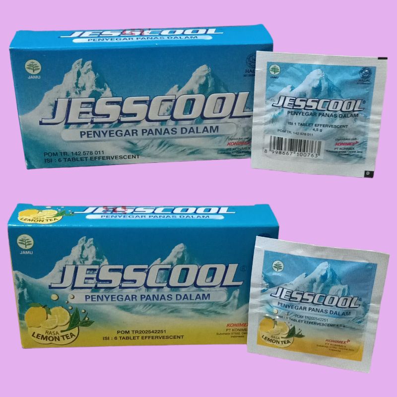 

JESSCOOL Effervescent Tablet All Varian [6 strip/box]