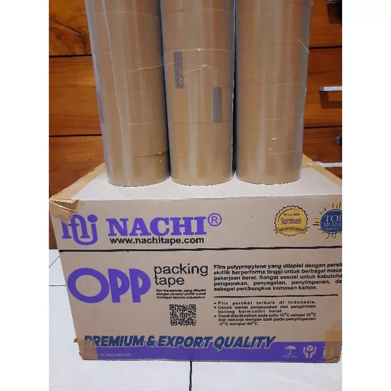 

Isolasi bening/coklat 2inch 100yard