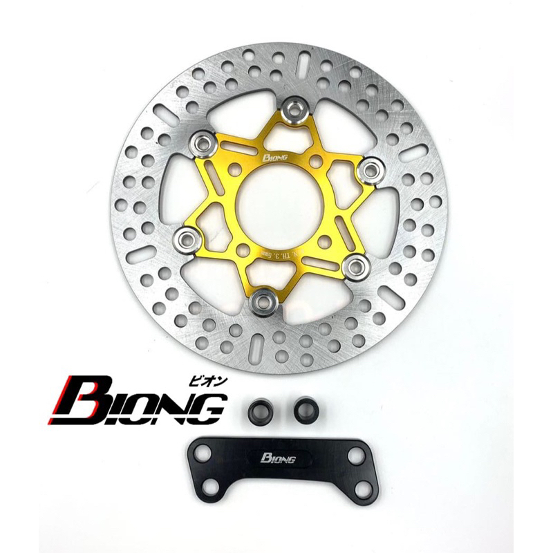 PIRINGAN CAKRAM DEPAN BIONG 260MM DISC DISK BRAKE 260 MM VARIO 125 150 160 BEAT SCOOPY GENIO SPACY MIO SPORTY SMILE XEON SOUL XRIDE CNC FLOATING BAUT 4 DISKBRAKE DISCBRAKE MOTOR HONDA