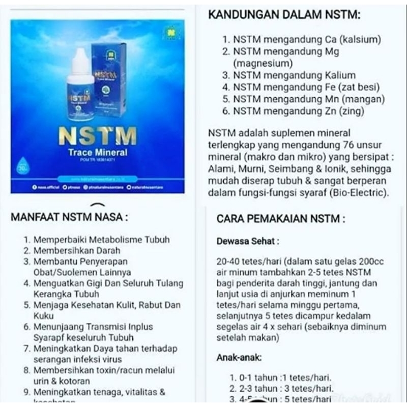 NSTM Trace Mineral