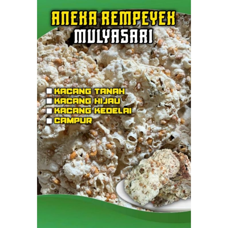 

PREORDER REMPEYEK KACANG HIJAU MINI 500gr - 1kg